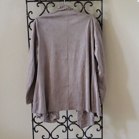 COLDWATER CREEK Open Front Jacket - Size Medium - Picture 2 of 6